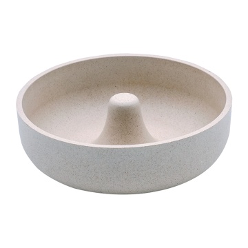 Pet Μπολ Μπαμπού Slow Feeder Μπεζ 14cm