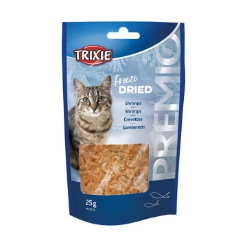 Trixie Λιχουδιές Γάτας Premio Αποξηραμένες Γαρίδες 25gr