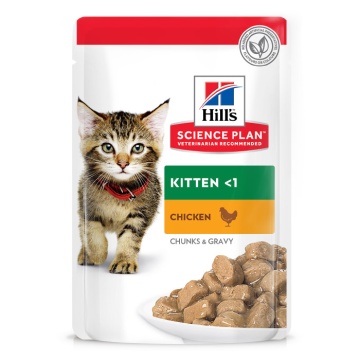 Hill's Science Plan Kitten με Κοτόπουλο 85gr