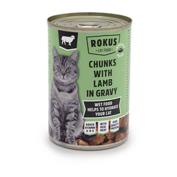 Rokus Γάτας με Αρνί 415gr