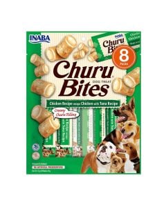 Inaba Churu Bites Λιχουδιές Σκύλου με Κοτόπουλο & Τόνο 96gr
