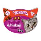 Whiskas Temptations με Μοσχάρι 60gr