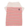 Pet Μπλούζα Σκύλου Ριγέ Κόκκινο L 58cm