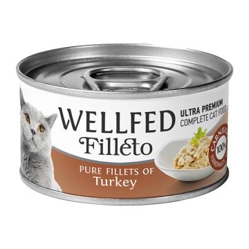 Wellfed Filleto Φιλετάκια Γαλοπούλα 70gr