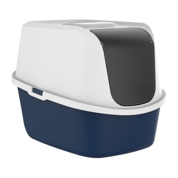 Moderna Just Easy Κλειστή Τουαλέτα Γάτας Μπλε 51x38.9x38.7cm