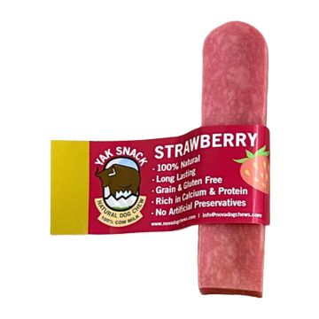 Yak Snack Κόκαλο Φράουλα Medium 65-80gr