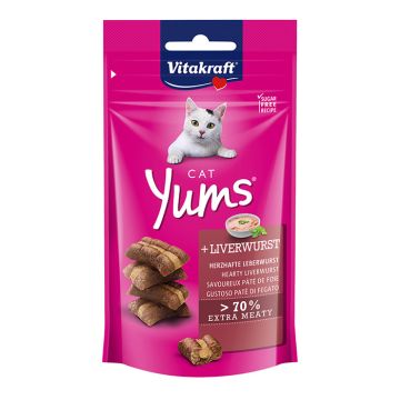 Vitakraft Cat Yums Λιχουδιές Γεμιστές με Συκώτι 40gr