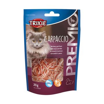 Trixie Λιχουδιές Γάτας Premio Carpaccio Πάπια & Ψάρι 20gr