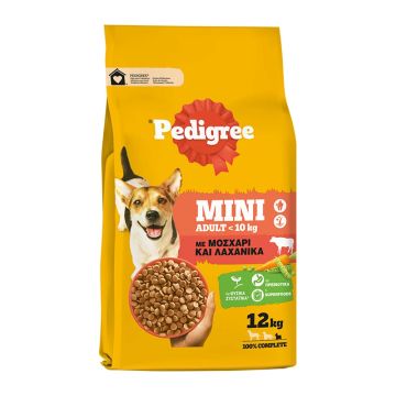 Pedigree Adult Mini με Μοσχάρι & Λαχανικά 12kg