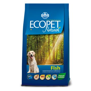 Ecopet Natural Adult Medium Ψάρι 2.5kg