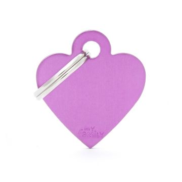 Ταυτότητα Basic Καρδιά Μικρή Μωβ
