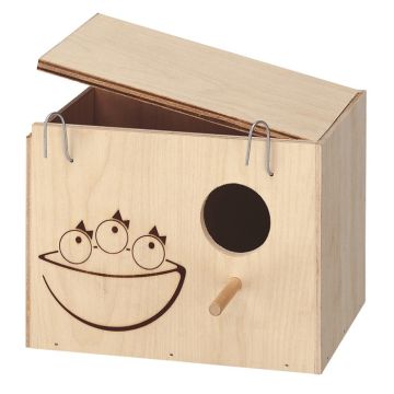 Ferplast Nido Ξύλινη Φωλιά Large 25x17x17cm