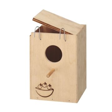 Ferplast Nido Ξύλινη Φωλιά Small 13x12x17cm