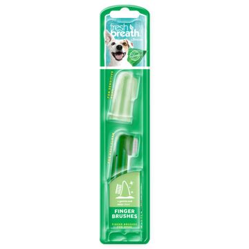 Tropiclean Οδοντόβουρτσα Finger Brush 2τμχ
