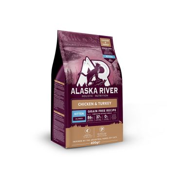 Alaska River Grain Free Kitten Chicken & Turkey 400gr