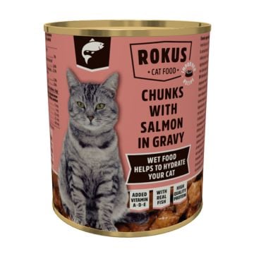 Rokus Γάτας με Σολομό 810gr