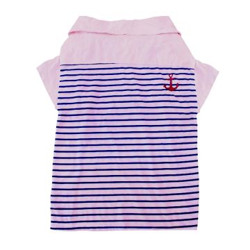 Pet Μπλούζα Σκύλου Ριγέ Μπλε L 56cm