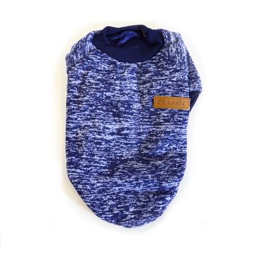 Pet Πουλόβερ Σκύλου Μπλε L 30cm