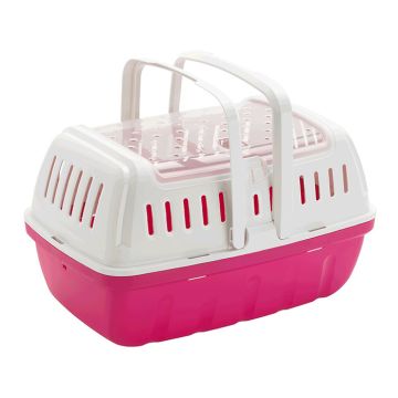 Moderna Κλουβί Μεταφοράς Hipster Large Φούξια 40x26x23cm