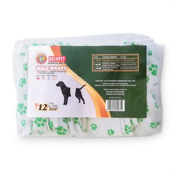 Hushpet Πάνες για Αρσενικούς Σκύλους Μ 12τμχ