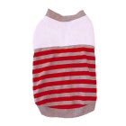 Pet Μπλούζα Σκύλου Stripes Κόκκινο L 30cm