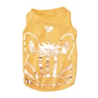 Pet Μπλούζα Σκύλου Yellow Silver M 27cm