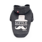 Pet Φούτερ Σκύλου Γκρι Little Gentlebant XL 35cm